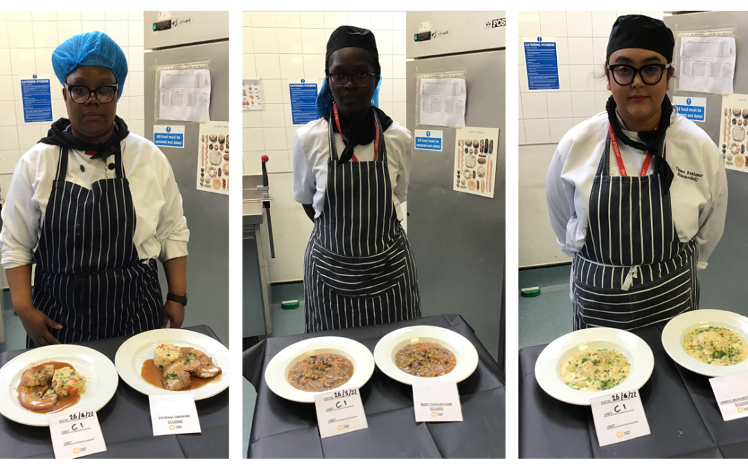 Hospitality & Catering students take on mammoth cooking exam