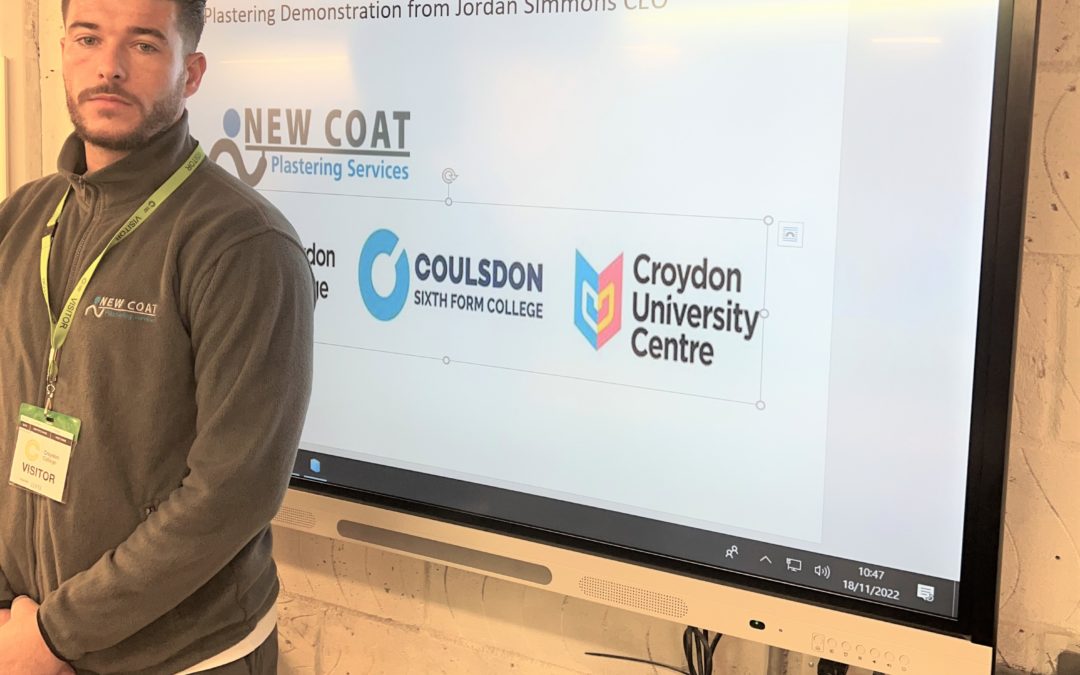 New Coat Plastering Services Visits Maintenance and Operations Students